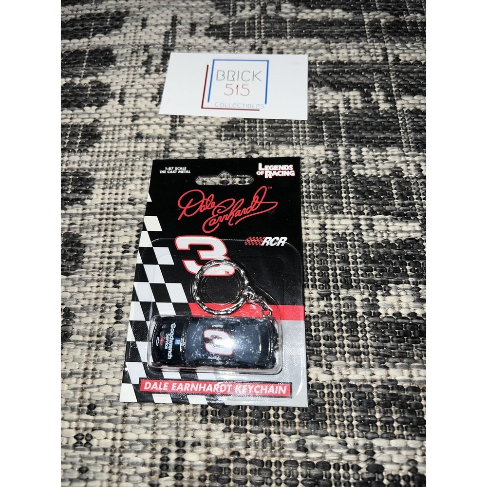 1998 Legends of Racing Dale Earnhardt Keychain #3 1:87 Scale Diecast Metal